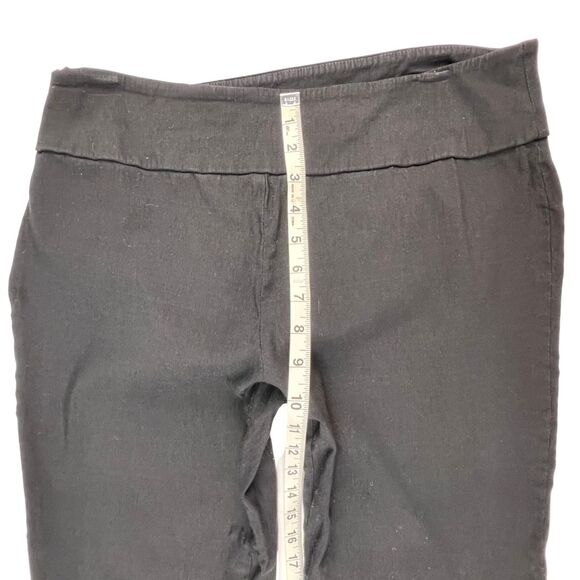 Alyx Pants 2X Black Short Stretch Straight Leg Knit Pull On Easy Wear Slacks - Picture 4 of 10